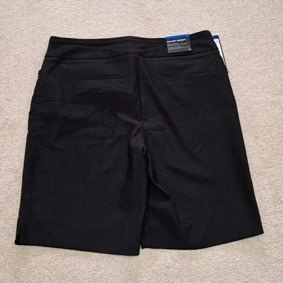 ❤️ New! Hilary  Radley Bermuda Shorts Black 10 Pull-on Tummy Control Stretch - Picture 9 of 13